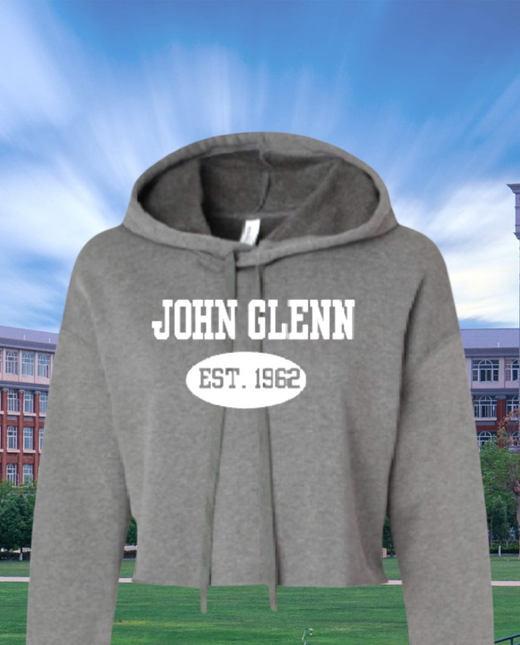 John Glenn Cropped Hoodie